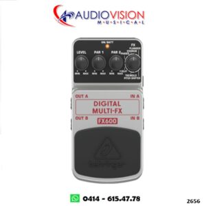 PEDAL DE EFECTOS DE GUITARRA MULTIPLE FX600   BEHRINGER