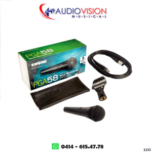 Microfono de Mano con Cable 04.5 Mts Canon Canon PGA58 Shure