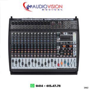 Consola Amplificada 20 Canales 1.600W PMP6000 Behringer