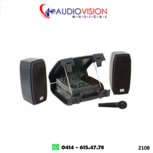 Combo de Sonido Consola 05 Canales 100W Cornetas Microfono - Tipo Maletin PV-MESSERGE Peavey