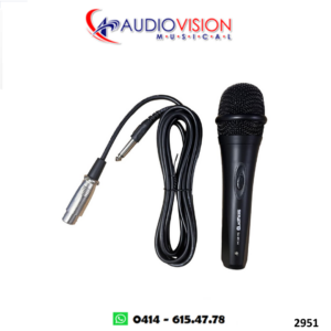 Microfono de Mano con Cable Cable XRL-1/4 SA-MIC44 Saypro