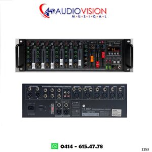 Consola Amplificada 10 Canales 700W (6 Canon + 4 Lineas) STP-1235 Soundtrack