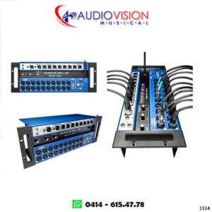 Consola Pasiva Digital 24 Canales (20 Canon + 2 Linea + 2 Digital) Inalambrica UI24R Soundcraft