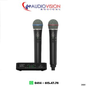 MICROFONO INALAMBRICO DE MANO 2 MICROFONOS UHF ULM302MIC By BEHRINGER