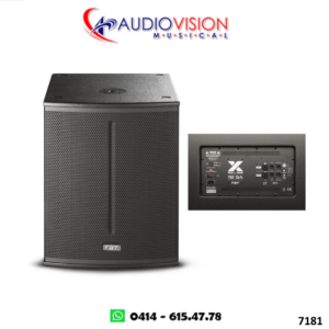 CORNETA AMPLIFICADA 18" 1.200W SUB X-SUB 118SA  By FBT