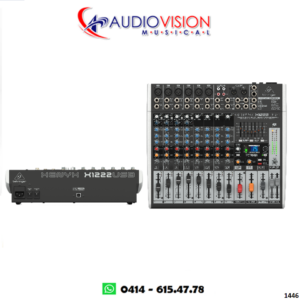 Consola Pasiva 16 Canales (6 Canon + 10 Lineas) USB X1222USB Behringer