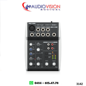 Consola Pasiva 05 Canales (2 Canon + 3 Lineas) XENYX 502S Behringer