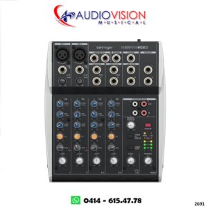 CONSOLA PASIVA 08 CANALES (2 CANON 6 PLUG) XENYX 802S   BEHRINGER