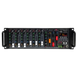 CONSOLA AMPLIFICADA 10 CANALES 700W (6 CANON + 4 LINEAS) STP-1235 SOUNDTRACK