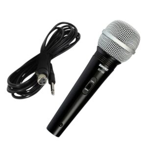MICROFONO DE MANO CON CABLE 04.6 MTS XLR-1/4 SV-100 SHURE