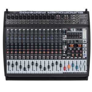 CONSOLA AMPLIFICADA 20 CANALES 1.600W PMP6000 BEHRINGER