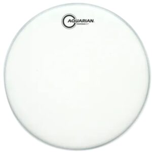 Cuero Parche 12" Aceite Blanco Doble Capa Text TCRSP2-12 Aquarian