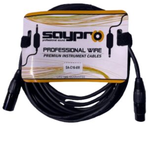 CABLE DE MICROFONOS 06 MTS CANON CANON SA-C16 SAYPRO