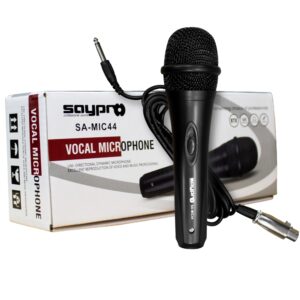 MICROFONO DE MANO CON CABLE CABLE XRL-1/4 SA-MIC44 SAYPRO