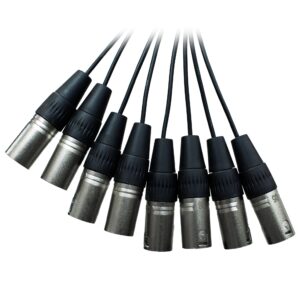 CABLE SNAKE DE MICROFONOS 08 CANON CANON 05 MTS SA-SNAKE8 SAYPRO