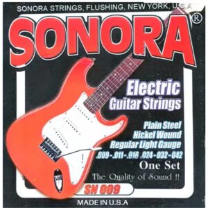 Cuerdas para Guitarra Electrica 009 SN009 Sonora