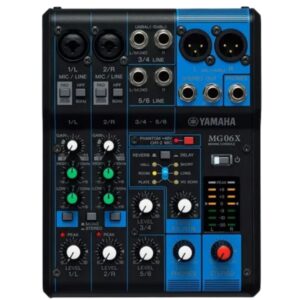 CONSOLA PASIVA 06 CANALES CON EFECTOS MG06X YAMAHA