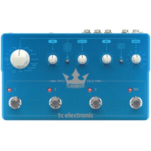 Pedal de Efectos 3 Efectos Flashback Triple TC Electronic