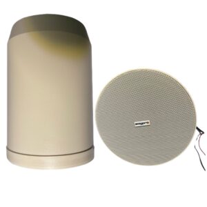 CORNETA PASIVA 06" 30W 70V DE DE AMBIENTE TIPO PIEDRA GRIS SA-DECO19 SAYPRO