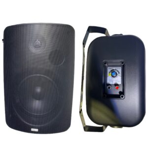 CORNETA PASIVA 08" 50W 70-100V DE AMBIENTE NEGRA PAR SA-DECO28B SAYPRO