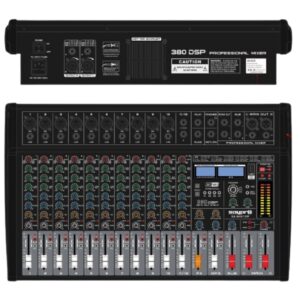 CONSOLA AMPLIFICADA 12 CANALES 1.100W BT/USB/DSP SA-MIX12P SAYPRO