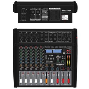 CONSOLA AMPLIFICADA 06 CANALES 300W BT/USB/DSP SA-MIX6P SAYPRO