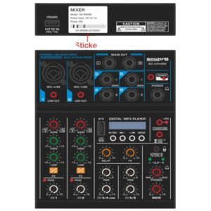 CONSOLA PASIVA 06 CANALES MINI SA-MINI66 SAYPRO
