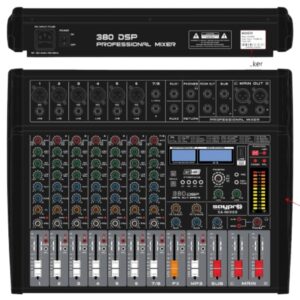 CONSOLA PASIVA 08 CANALES BT/USB/DSP SA-MIX88 SAYPRO