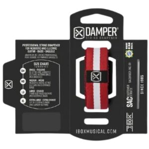 Damper para Instrumentos de Cuerdas ROJO-BLANCO (grande) DKLG10 Ibox