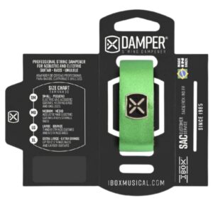 Damper para Instrumentos de Cuerdas Verde Metalico (grande) DMLG05 Ibox