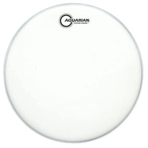 Cuero Parche 16" para TOM una Capa Texturizado Blanco TC16 Aquarian