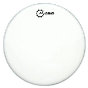 Cuero Parche 16" para TOM una Capa Recubierto Blanco TCSX16 Aquarian