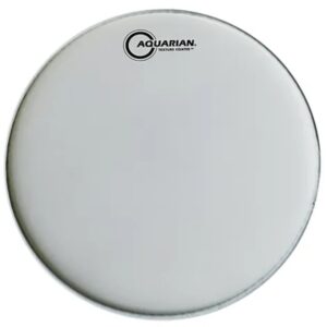 Cuero Parche 12" para TOM una Capa Texturizado Blanco TC12 Aquarian