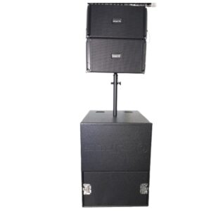 CORNETA AMPLIFICADA DE BAJO 18" 2.000W SUB CABEZALES 10" SA-PRO2 SAYPRO