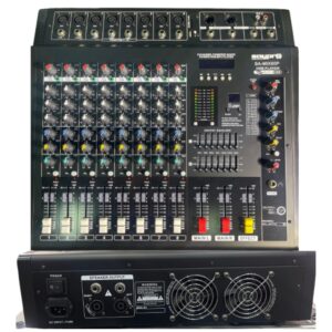 CONSOLA AMPLIFICADA 12 CANALES 350X2W 16DSP USB SA-MIX80P SAYPRO