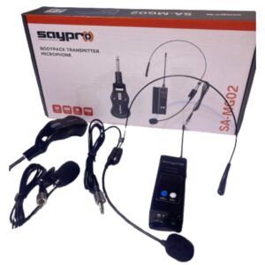 MICROFONO INALAMBRICO DE CINTILLO UHF 1/4 RECARGABLE SA-MG02 SAYPRO