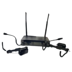 MICROFONO INALAMBRICO UHF 2 MIC CINTILLO SA-MGYM2 SAYPRO