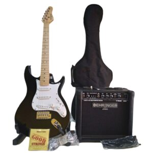 Guitarra Eléctrica (combo) Negra COMBO/FORRO/CABLE/GUINDA AV-V-TONE Behringer