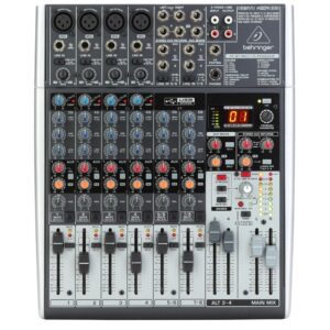 Consola Pasiva 12 Canales (4 Canon + 8 Lineas) USB X1204USB Behringer