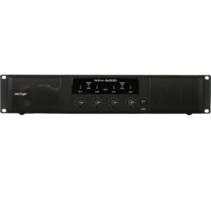 Amplificador de Poder 6.000W 04 Canales Clase D NX4-6000 Behringer