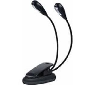 Mini Lampara de 4 LED con Pinza para Estand EL-02 ENO