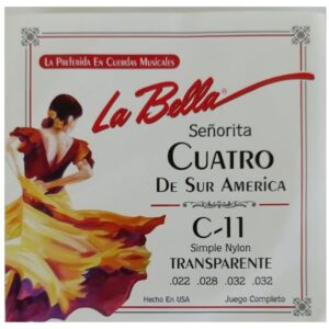 Cuerdas Color Natu para Cuatro SET C11-CL la Bella