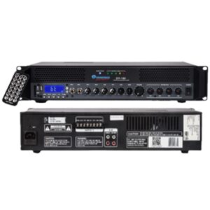 Amplificador de Poder Repotenciado 700W 8OHM USB y 02 Canales Plug Micro STP-180-R Soundtrack