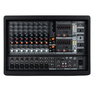 Consola Amplificada 10 Canales 1.600W (8 Canon + 4 Lineas) PMP1680S Behringer