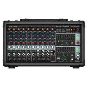 Consola Amplificada 14 Canales 2.000W (9 Canon + 5 Lineas) PMP2000D Behringer