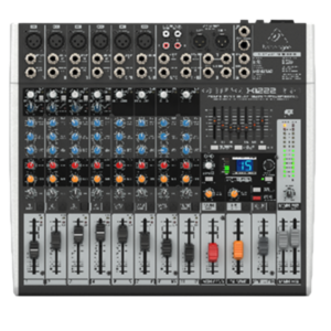 Consola Pasiva 12 Canales (6 Canon + 6 Lineas) X1222USB Behringer