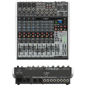 Consola Pasiva 16 Canales (4 Canon + 10 Lineas) USB X1622USB Behringer
