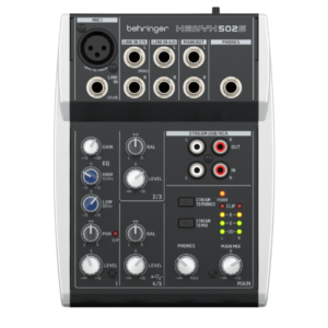 Consola Pasiva 05 Canales (2 Canon + 3 Lineas) Xenyx 502S Behringer